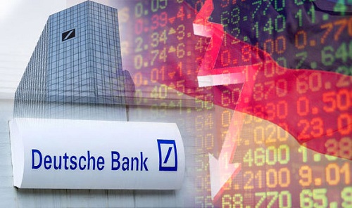 Shares in Deutsche Bank slumped around 6% on capital loss
